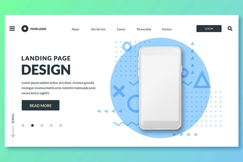 Landing Page template