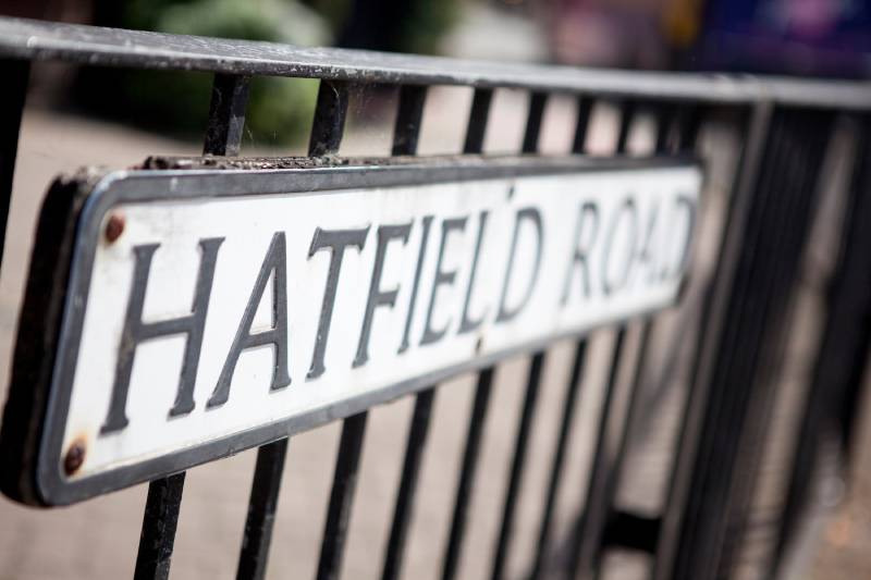 Road sign in Hertfordshire