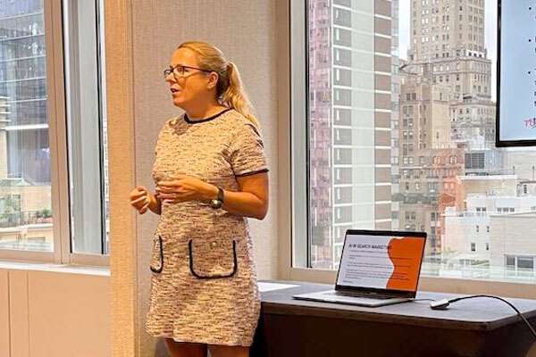 speaking at Lisa Johnson Mastermind in New York